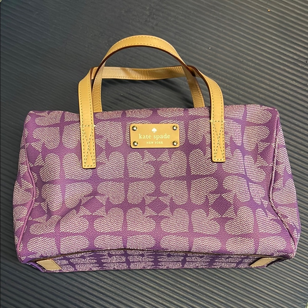 Kate Spade Purple and Tan Women's Bag
